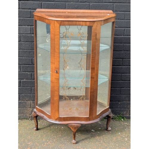 221 - A vintage china cabinet