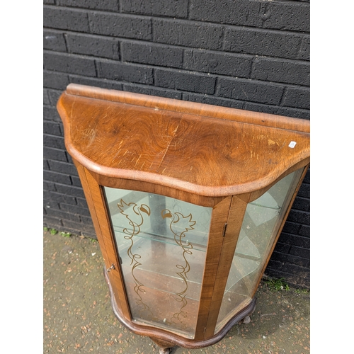 221 - A vintage china cabinet