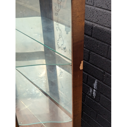 221 - A vintage china cabinet