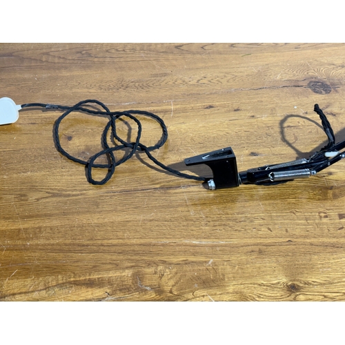 38 - A Herbert Terry anglepoise machinists lamp.