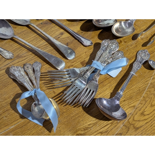 232 - Quantity of vintage EPNS cutlery