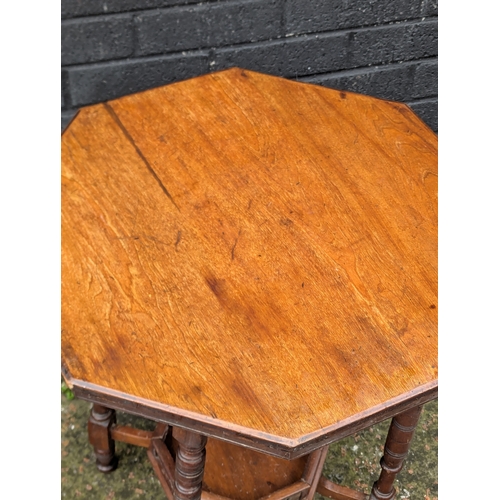 234 - A late Victorian walnut window table