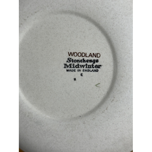 243 - A Woodland Stonehenge Midwinter dinner service.