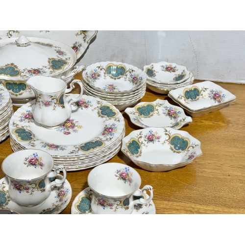 3 - A large Royal Albert Berkeley tea, coffee and dinner service. 99 piece.