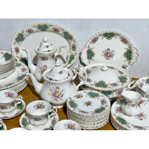 3 - A large Royal Albert Berkeley tea, coffee and dinner service. 99 piece.