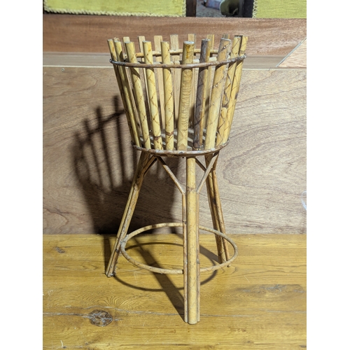 231A - Bamboo planter, 24x46cm