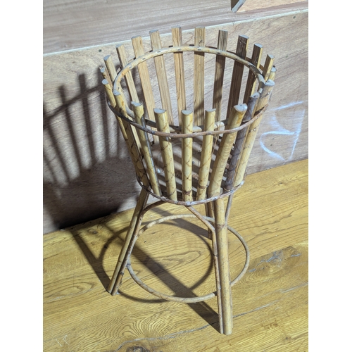 231A - Bamboo planter, 24x46cm