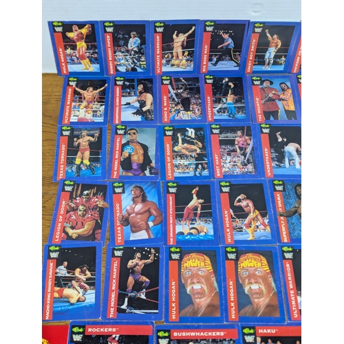 138 - Quantity of Classic WF, Slam Attax wrestling cards and UFC cards