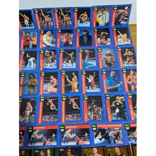 138 - Quantity of Classic WF, Slam Attax wrestling cards and UFC cards