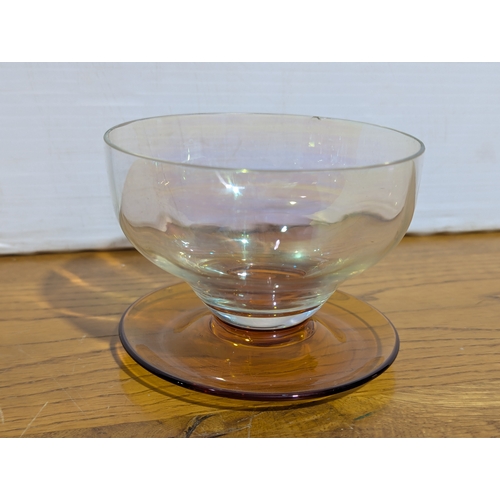 262 - Set of 5 glass dessert bowls