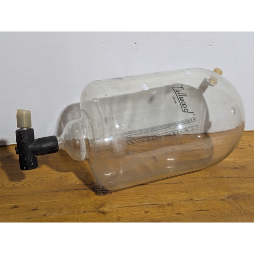 266 - Fullwood Pyrex glass collecting jar