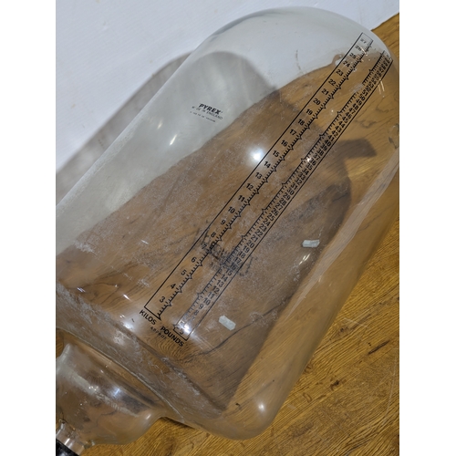 266 - Fullwood Pyrex glass collecting jar