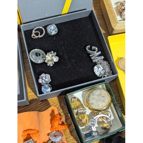 151 - Quantity of costume jewellery and watches
