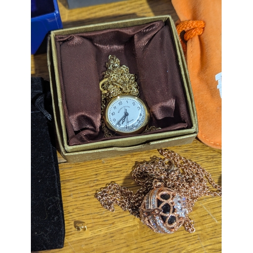 151 - Quantity of costume jewellery and watches