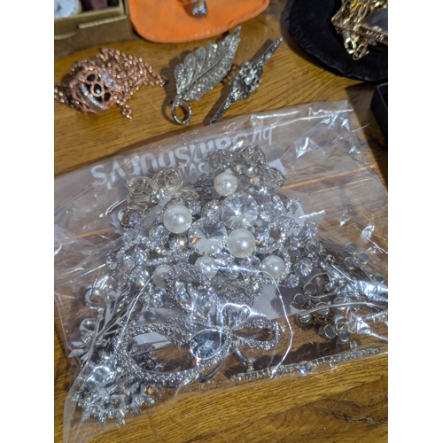 151 - Quantity of costume jewellery and watches