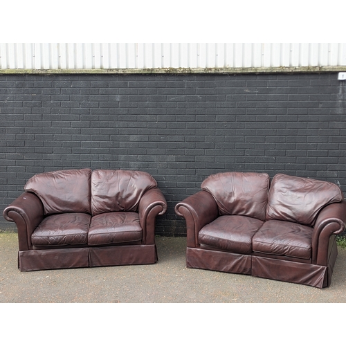 271 - Pair of 2 seater sofas