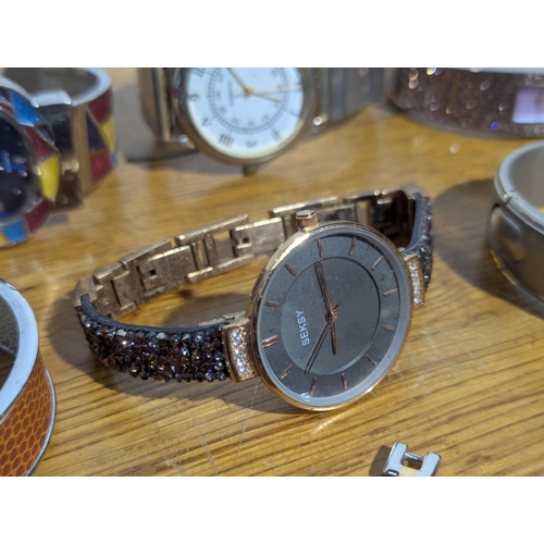 157 - Quantity of watches including Ravel, Seksy, Oasis etc