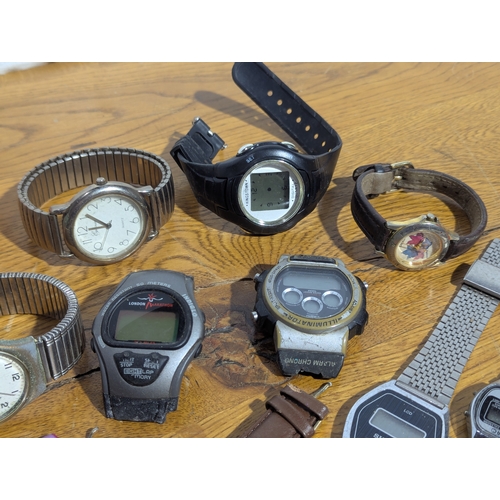 158 - Quantity of watches including Pulsar, infinite, Timex etc