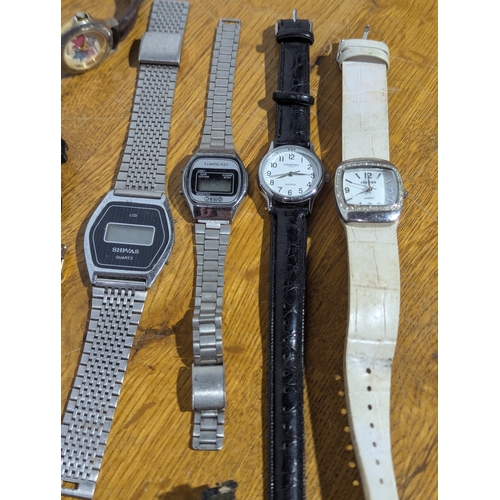 158 - Quantity of watches including Pulsar, infinite, Timex etc