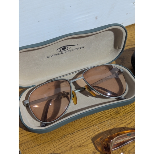 159 - Quantity of vintage glasses and cases including Safilo, Pierre chardeaux etc