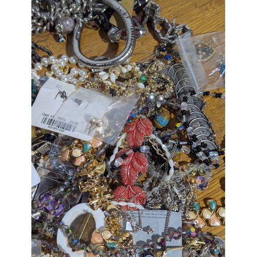 167 - Quantity of costume jewellery
