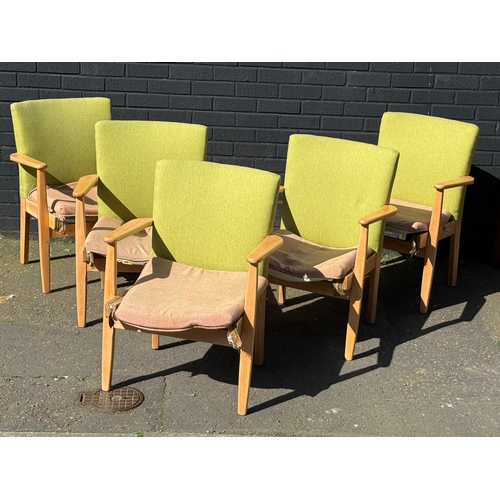 272 - A set of five vintage Parker Knoll armchairs. Model PK733