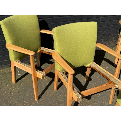 272 - A set of five vintage Parker Knoll armchairs. Model PK733