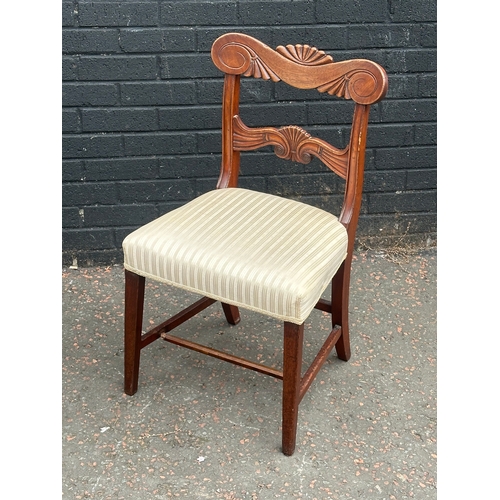 280 - Two early 19th century mahogany side chairs. George IV and William IV.