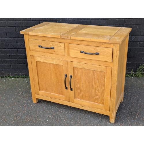 293 - Oak sideboard, 100x47x86cm