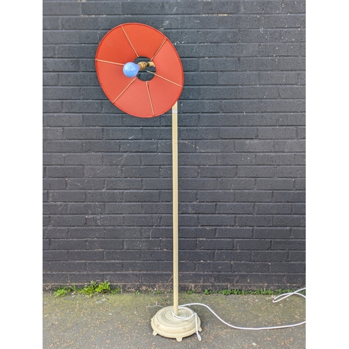 392 - Mid century swan neck standard lamp