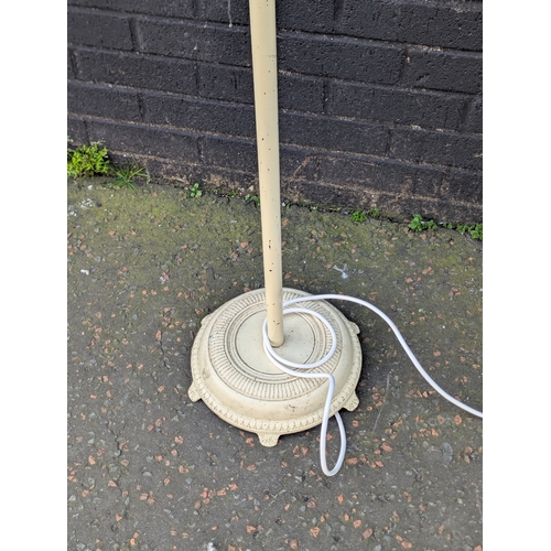 392 - Mid century swan neck standard lamp