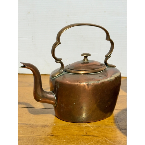 298 - Victorian copper ware.