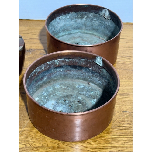 298 - Victorian copper ware.