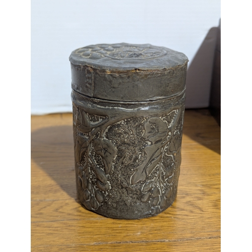 239 - Victorian Tunbridge ware jewellery box with other trinket boxes