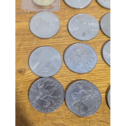 171 - Quantity of British coins including Festival of Britain, British commonwealth, Golden Jubilee, Churc... 