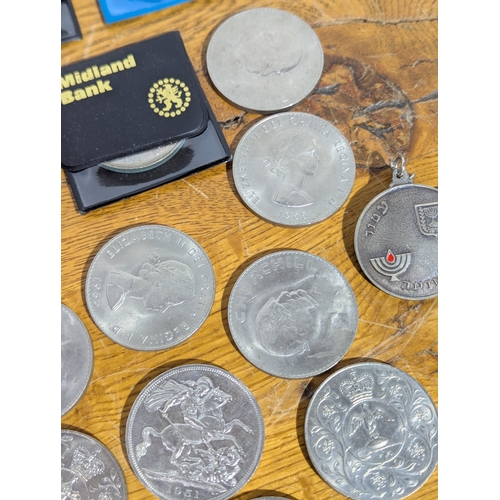 171 - Quantity of British coins including Festival of Britain, British commonwealth, Golden Jubilee, Churc... 