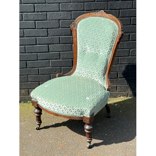 244 - A late Victorian ladies chair