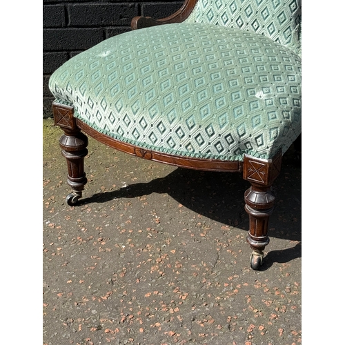 244 - A late Victorian ladies chair