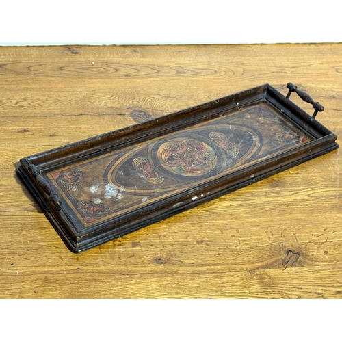 361 - An Arts & Crafts tray. 58x23cm.