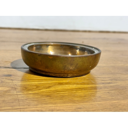 381 - A United States Air Force souvenir dish by Bates & Klinke. 9.5x2.7cm.