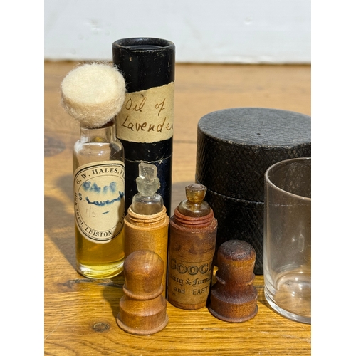 92 - Late Victorian/Edwardian apothecary bottles etc.