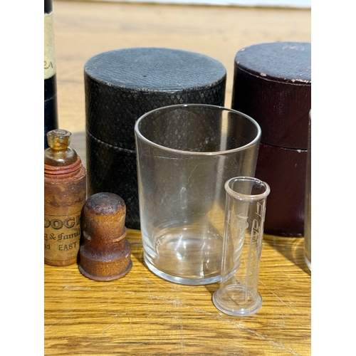 92 - Late Victorian/Edwardian apothecary bottles etc.