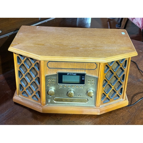 384 - A Neostar radio record player.
