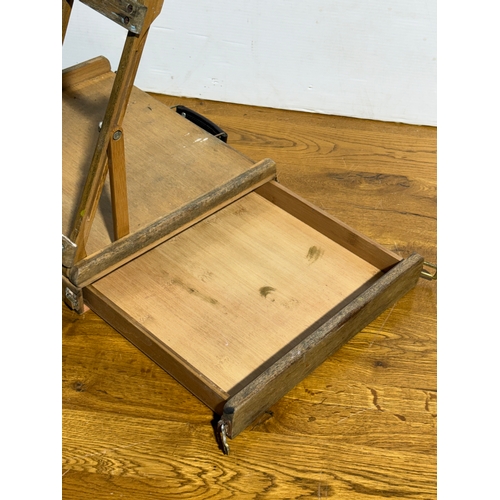 107 - An artist easel box.