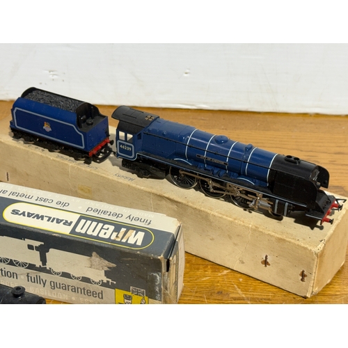 386 - Two model locomotives. Wrenn Railways and Hornby.