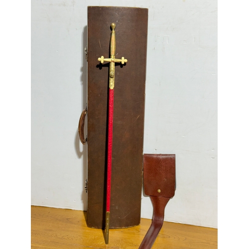 110 - A Belfast Masonic sword. Bank Buildings Belfast.