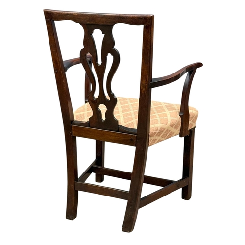 258 - An Early George III Mahogany Armchair. C.1760, 18th Century.