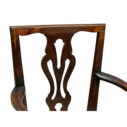 258 - An Early George III Mahogany Armchair. C.1760, 18th Century.