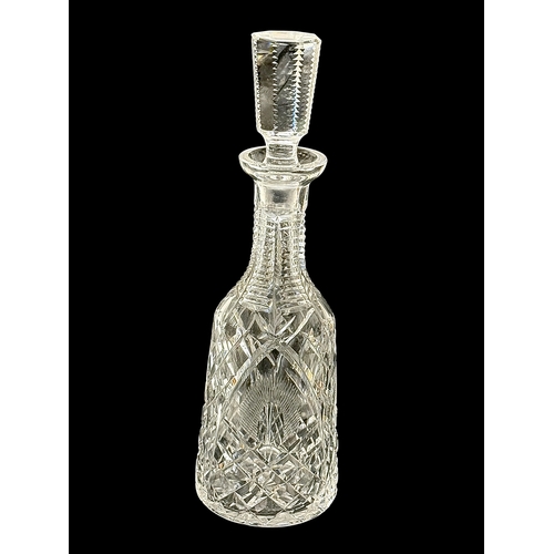 219 - A Waterford Crystal Shannon Jubilee Decanter. 34cm.