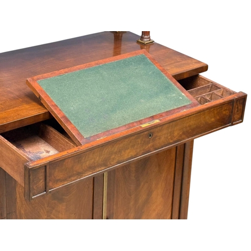 208 - A Small Proportioned Late Regency Mahogany Chiffonier. C.1815-20, Early 19th Century. Gallery back s... 